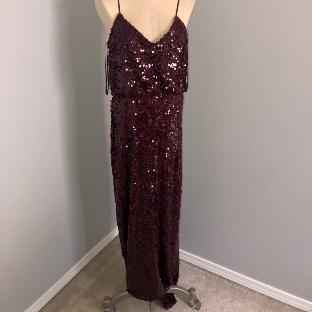 WAYF SEQUIN GOWN NWT - Picture 8 of 9